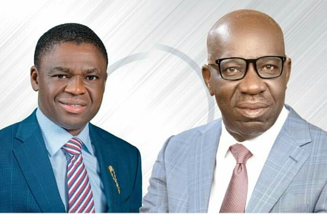 BREAKING: Obaseki, Shaibu, take oath of office for second term ...